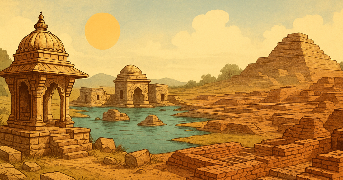 lost cities of india, ancient indian civilizations, dwarka harappa lothal history in hindi, missing historical cities india