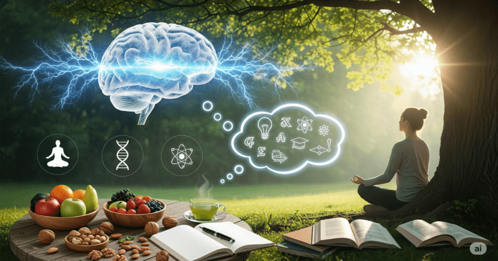 How to increase IQ naturally using meditation, healthy diet, brain exercises, sleep, and learning habits for sharper memory and better intelligence
